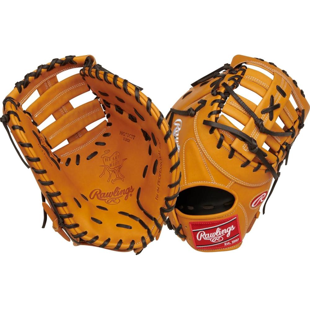 image:imageRawlings Heart of The Hide Baseball Glove Traditional Breakin Sizes 1125 1275 Multiple StylesTan Single Post Double Bar Web