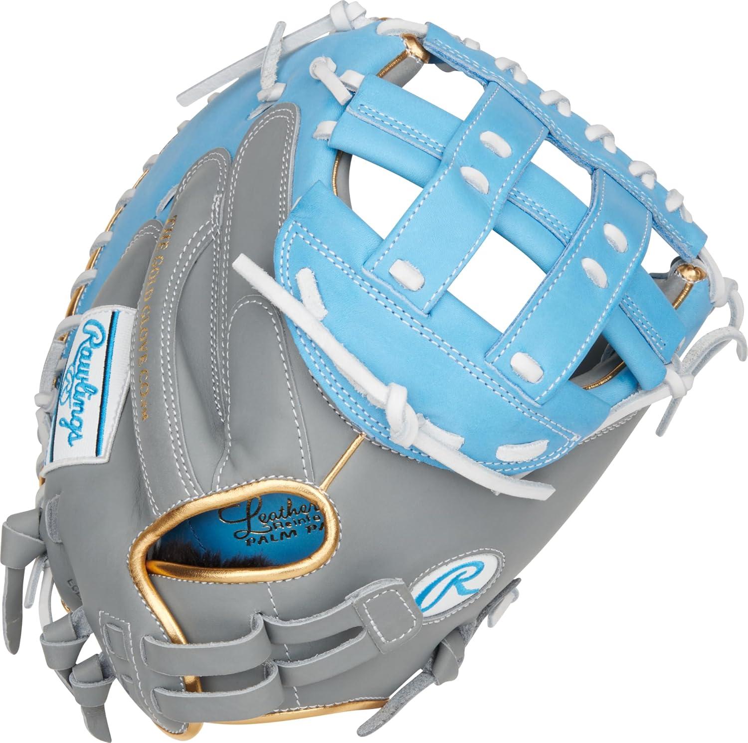 image:imageRawlings Liberty Advanced Color Series Fastpitch Softball Glove Sizes 1175 13 Multiple StylesGrey Columbia Blue Gold Modified Pro H Web