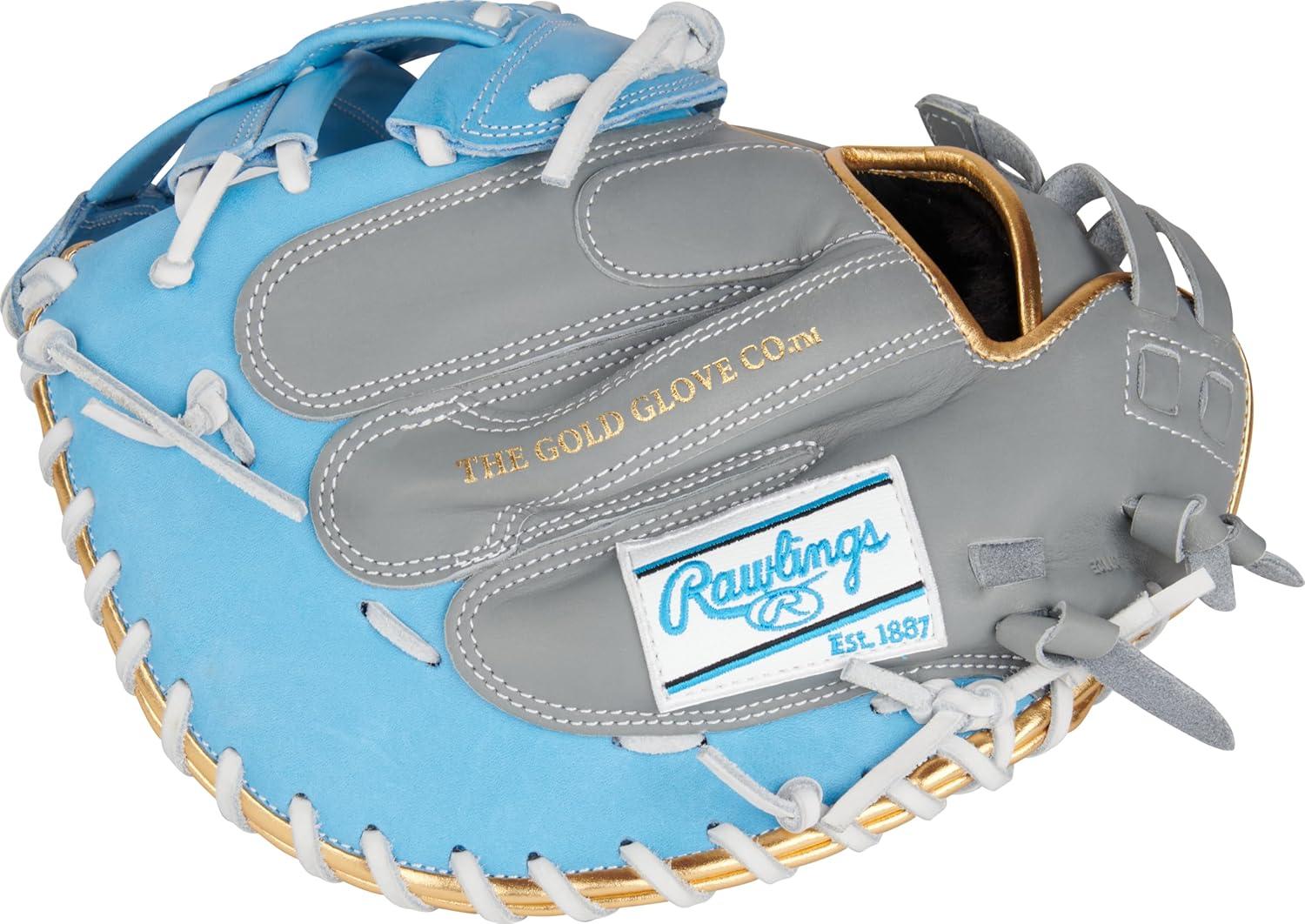 image:imageRawlings Liberty Advanced Color Series Fastpitch Softball Glove Sizes 1175 13 Multiple StylesGrey Columbia Blue Gold Modified Pro H Web
