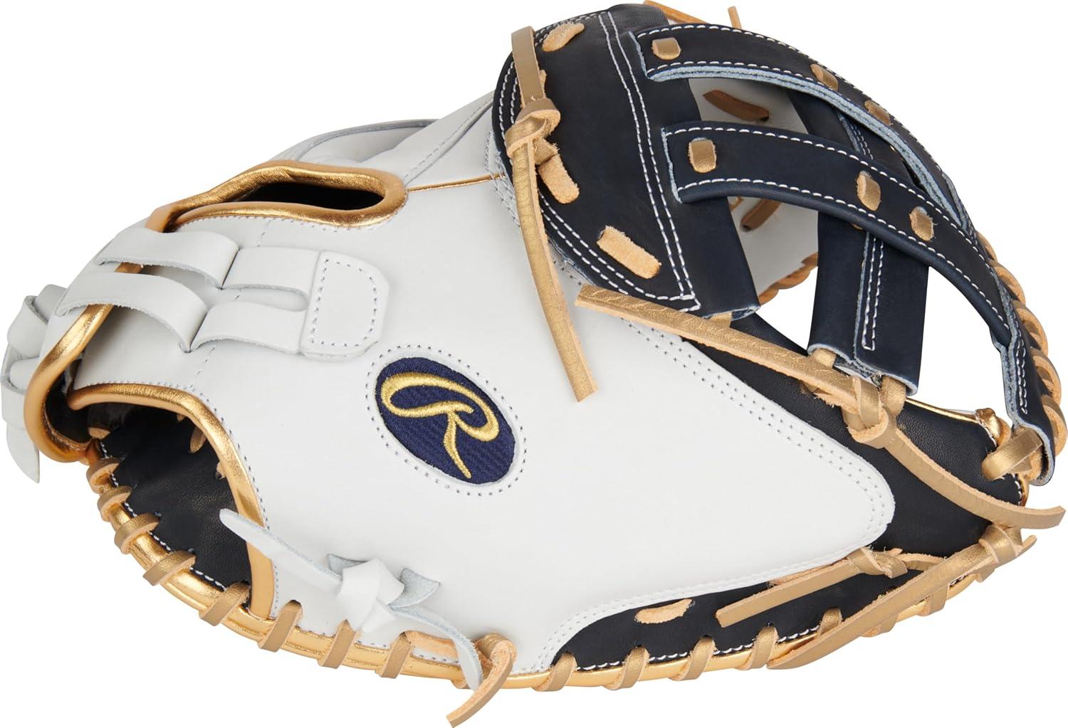 image:imageRawlings Liberty Advanced Color Series Fastpitch Softball Glove Sizes 1175 13 Multiple StylesWhite Navy Gold Modified Pro H Web
