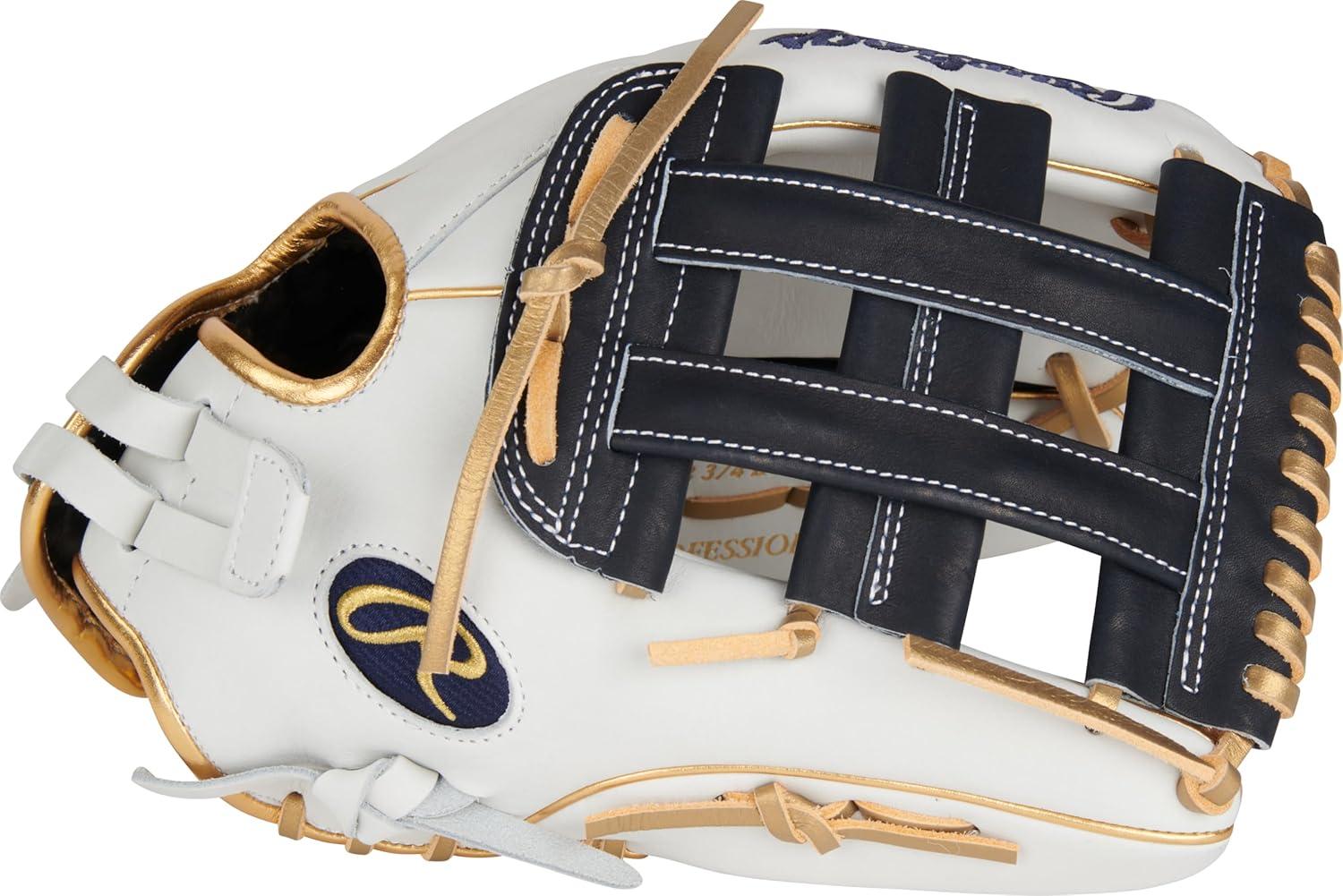 image:imageRawlings  Liberty Advanced Color Series Fastpitch Softball Glove  Sizes 1175  13  Multiple StylesWhite  Navy  Gold  Pro H Web