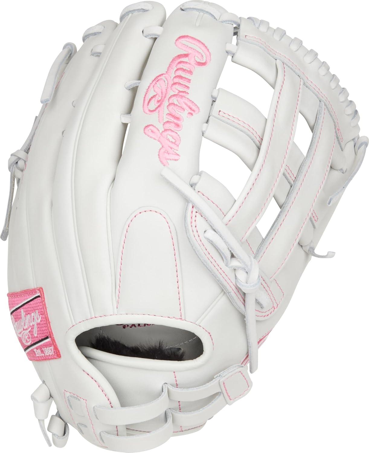 image:imageRawlings Liberty Advanced Color Series Fastpitch Softball Glove Sizes 1175 13 Multiple StylesWhite Pink Pro H Web