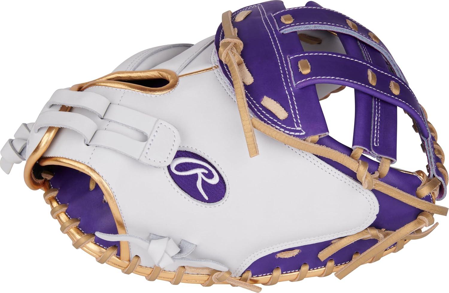 image:imageRawlings Liberty Advanced Color Series Fastpitch Softball Glove Sizes 1175 13 Multiple StylesWhite Purple Gold Modified Pro H Web