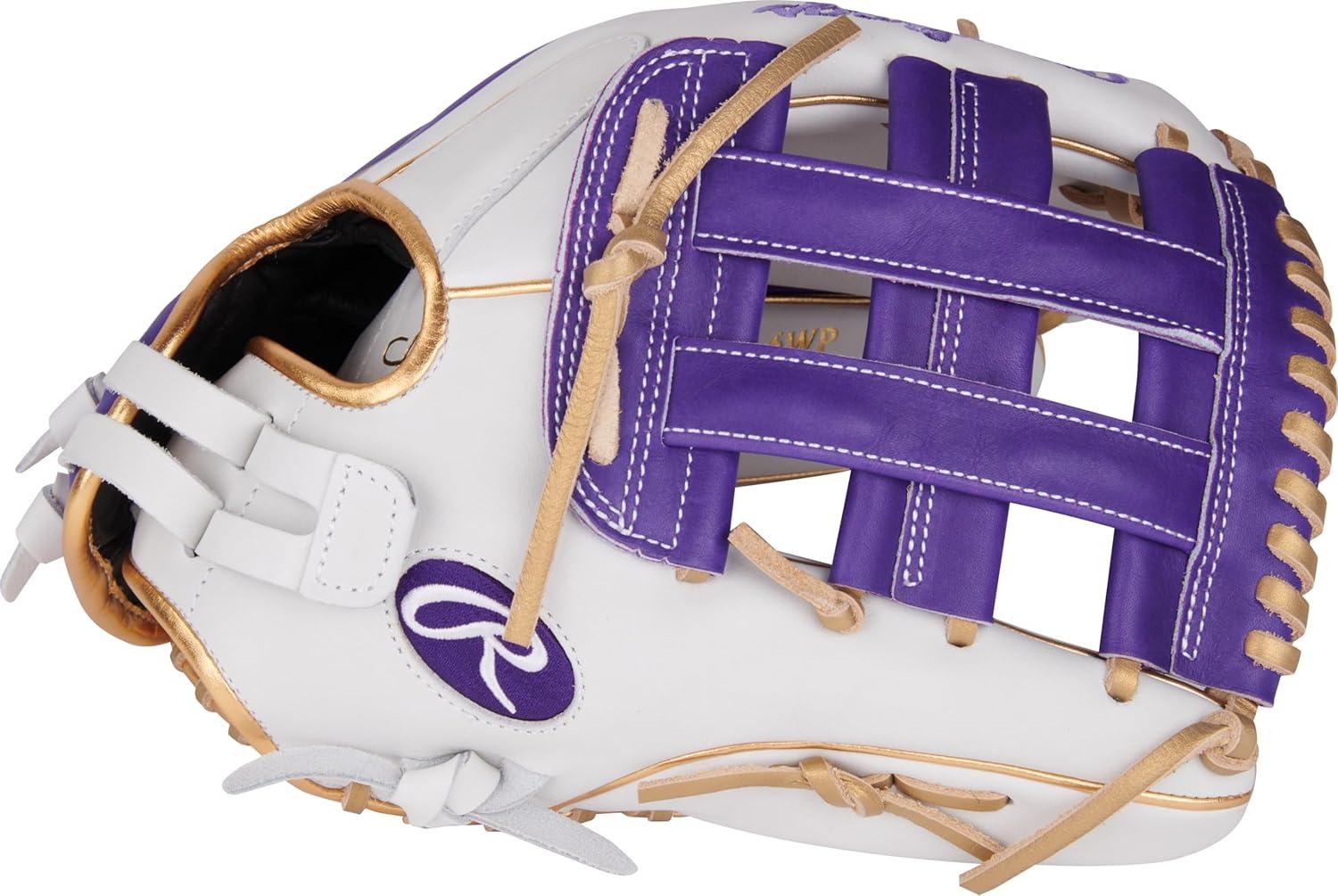 image:imageRawlings Liberty Advanced Color Series Fastpitch Softball Glove Sizes 1175 13 Multiple StylesWhite Purple Gold Pro H Web