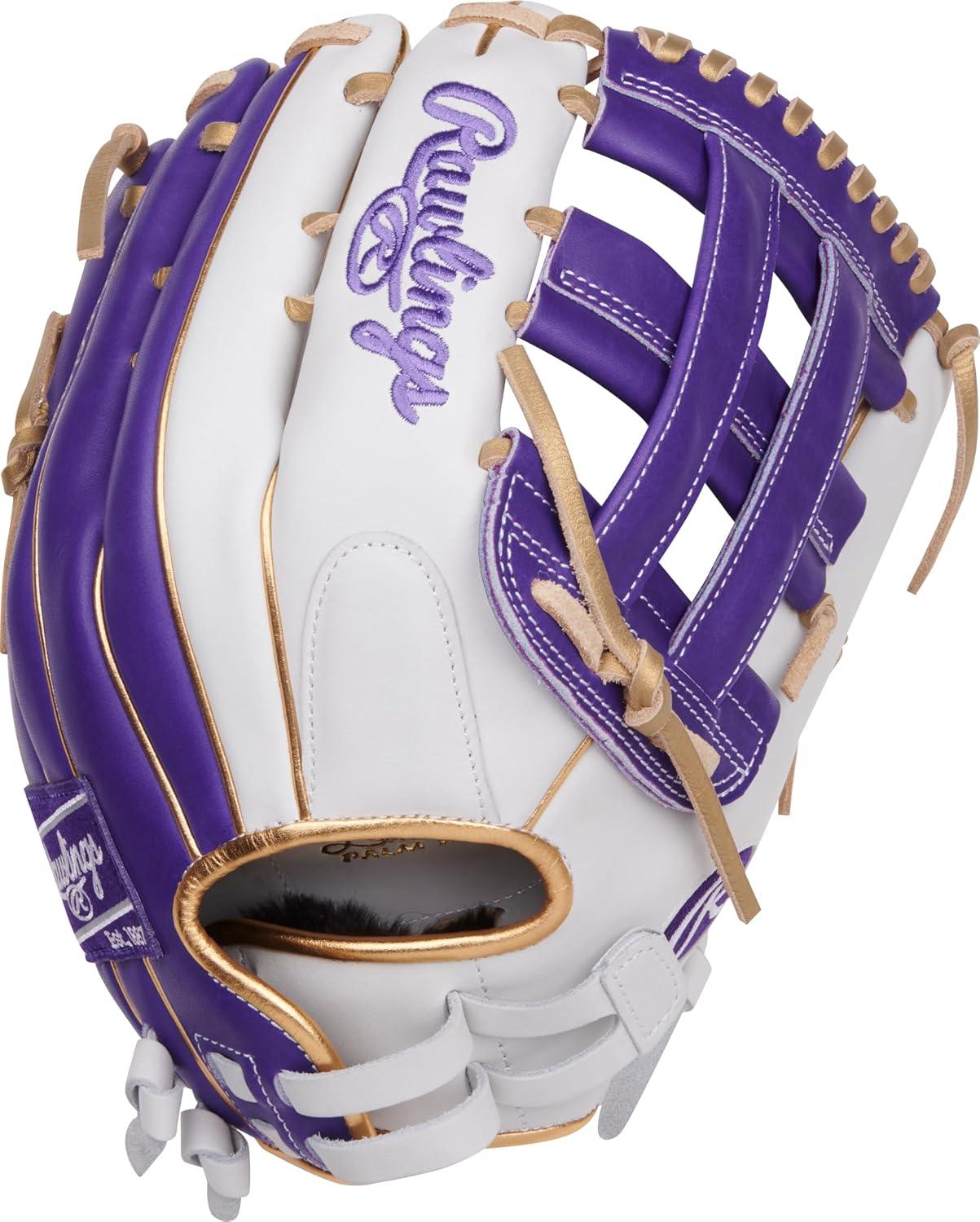 image:imageRawlings Liberty Advanced Color Series Fastpitch Softball Glove Sizes 1175 13 Multiple StylesWhite Purple Gold Pro H Web