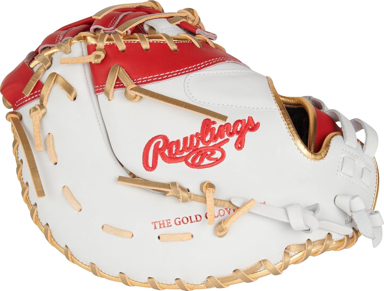 image:imageRawlings Liberty Advanced Color Series Fastpitch Softball Glove Sizes 1175 13 Multiple StylesWhite Scarlet Gold Single Post DoubleBar Web