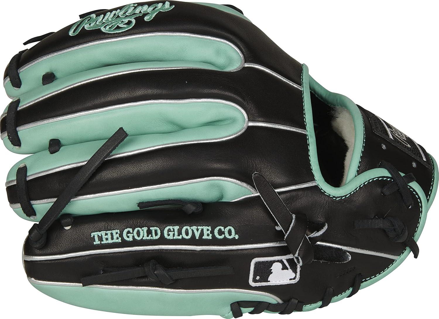 image:imageRawlings PRO Preferred Baseball Glove Sizes 115 1275 Multiple StylesBlack Mint Pro I Web
