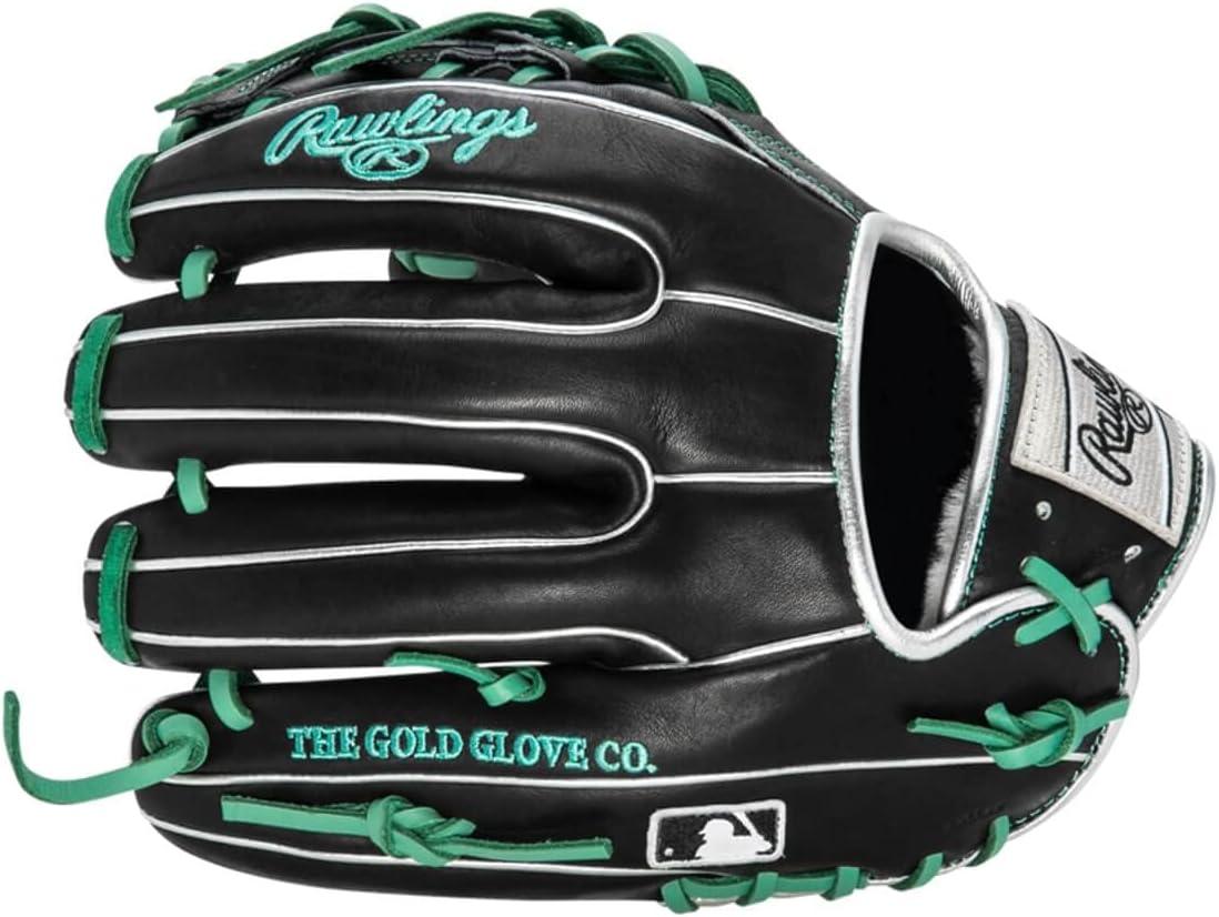 image:imageRawlings PRO Preferred Baseball Glove Sizes 115 1275 Multiple StylesBlack Mint Silver Pro I Web