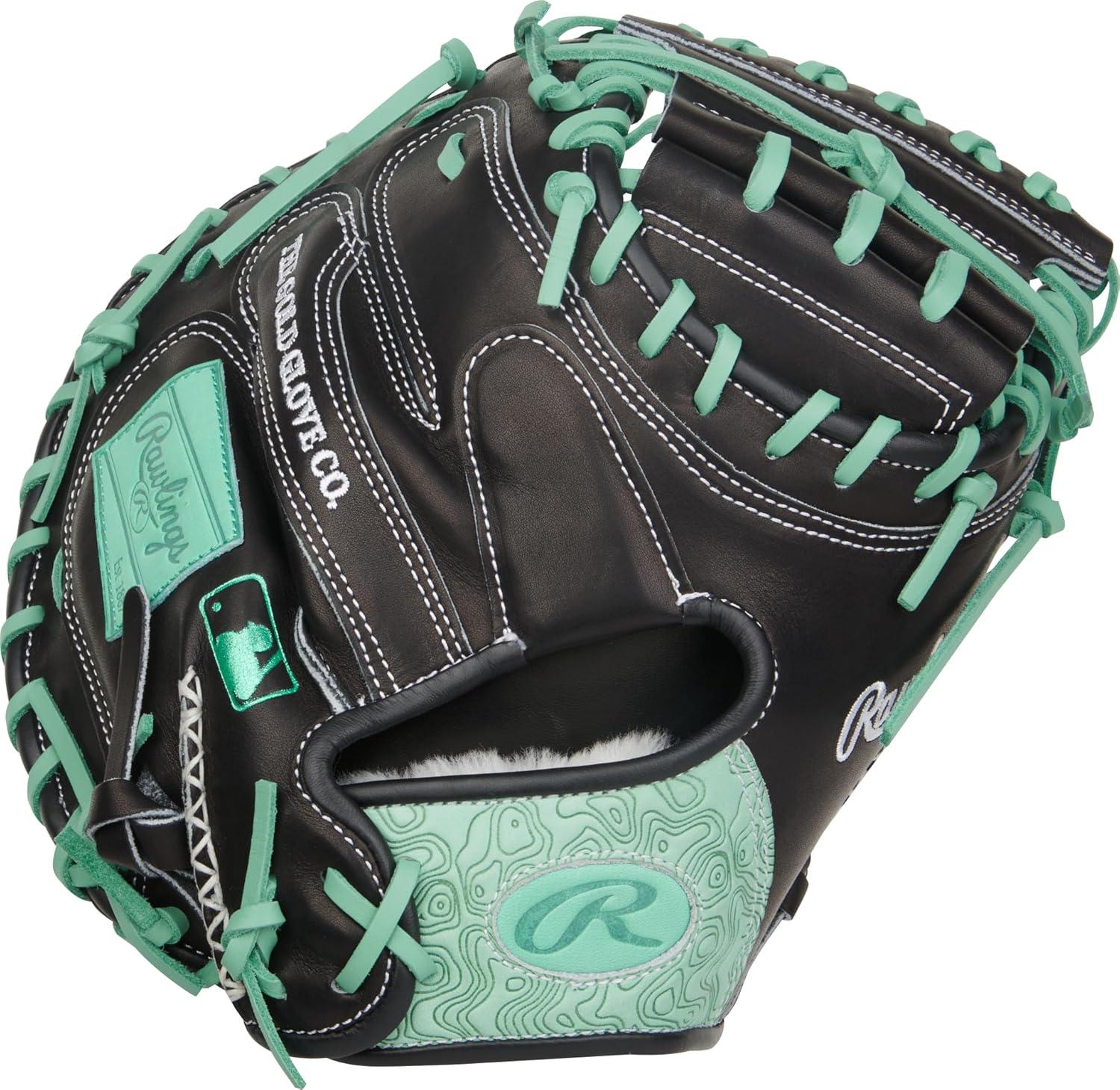 image:imageRawlings PRO Preferred Baseball Glove Sizes 115 1275 Multiple StylesBlack Mint Single Post Double Bar Web