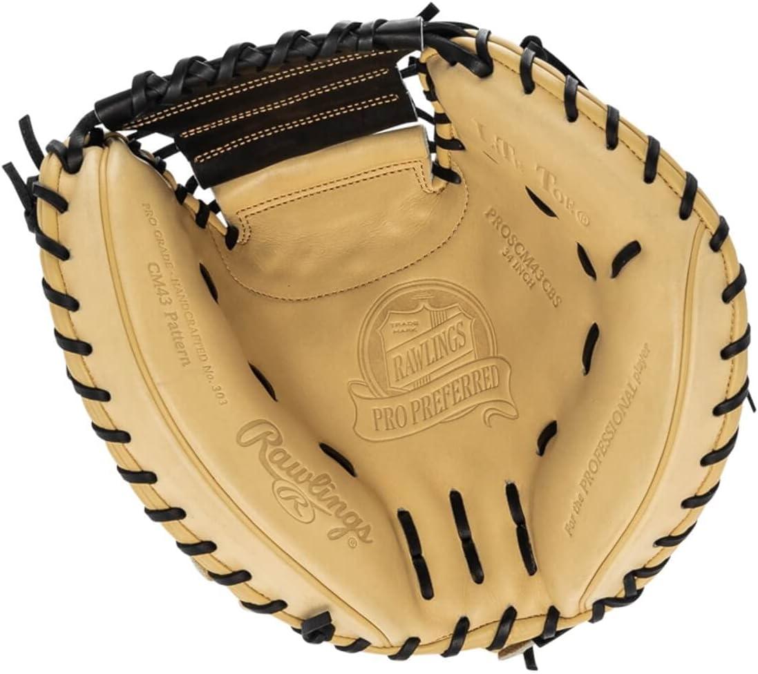 image:imageRawlings PRO Preferred Baseball Glove Sizes 115 1275 Multiple StylesCamel Black 1Piece Solid Web