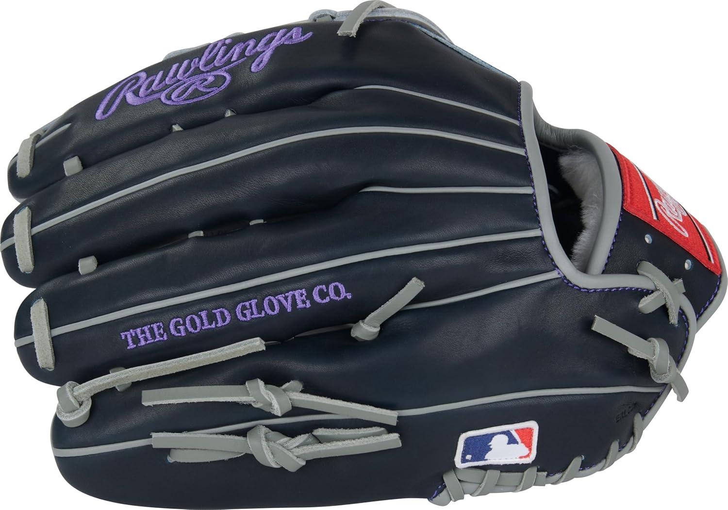 image:imageRawlings PRO Preferred Baseball Glove Sizes 115 1275 Multiple StylesJudge Navy Grey Pro H Web