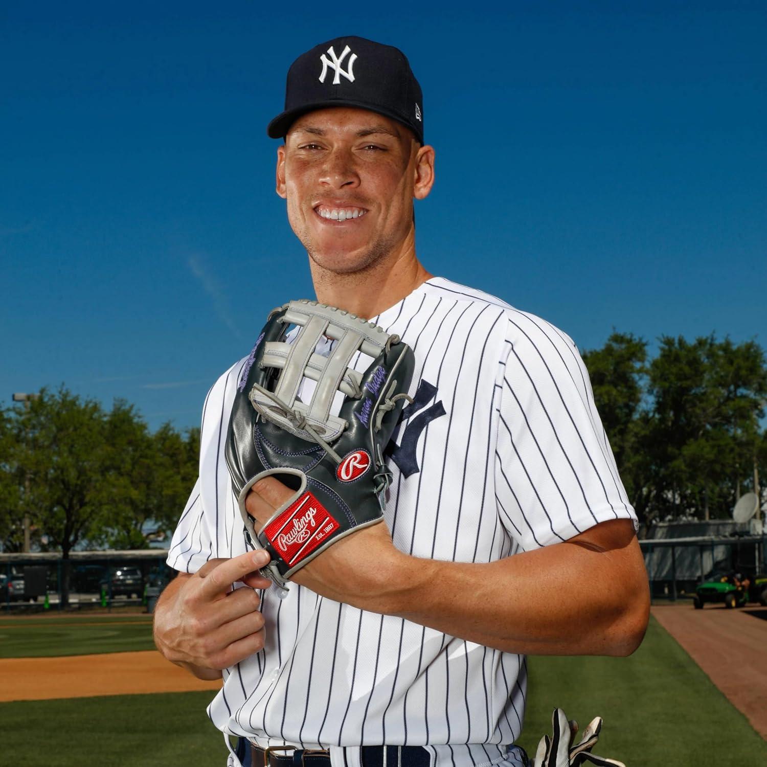 image:imageRawlings PRO Preferred Baseball Glove Sizes 115 1275 Multiple StylesJudge Navy Grey Pro H Web
