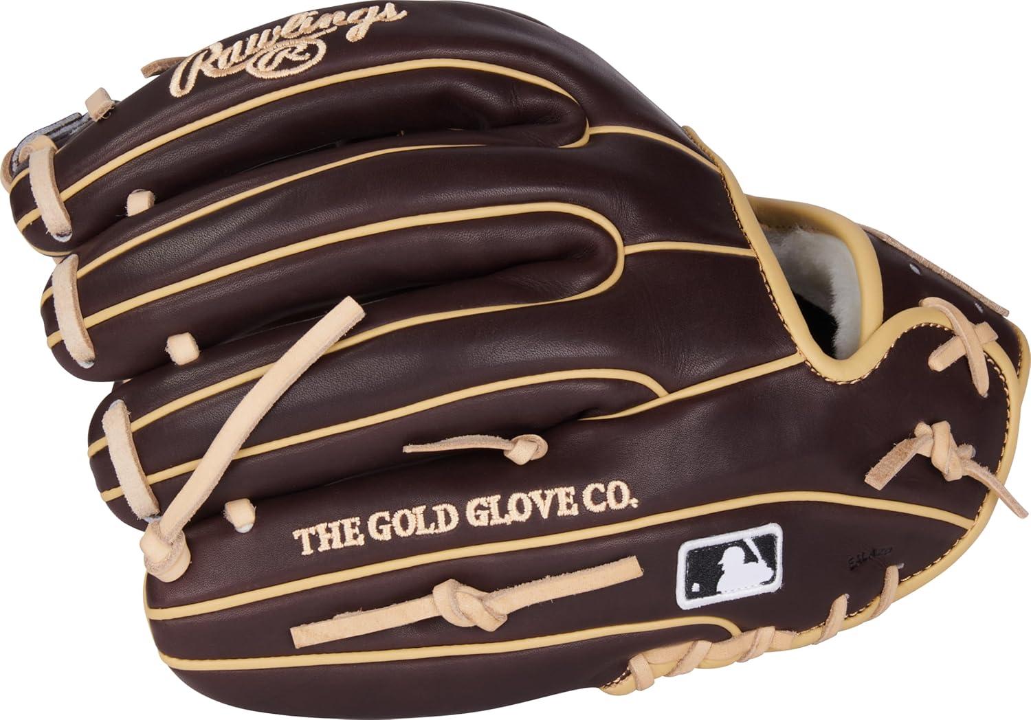 image:imageRawlings PRO Preferred Baseball Glove Sizes 115 1275 Multiple StylesMocha Camel Pro I Web
