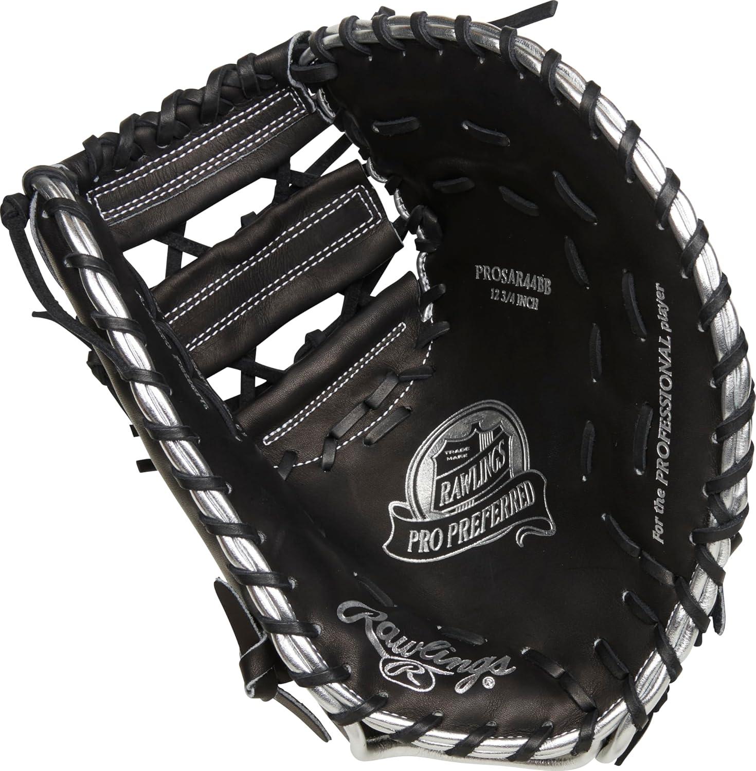 image:imageRawlings PRO Preferred Baseball Glove Sizes 115 1275 Multiple StylesRizzo Black Horizontal Bar Web