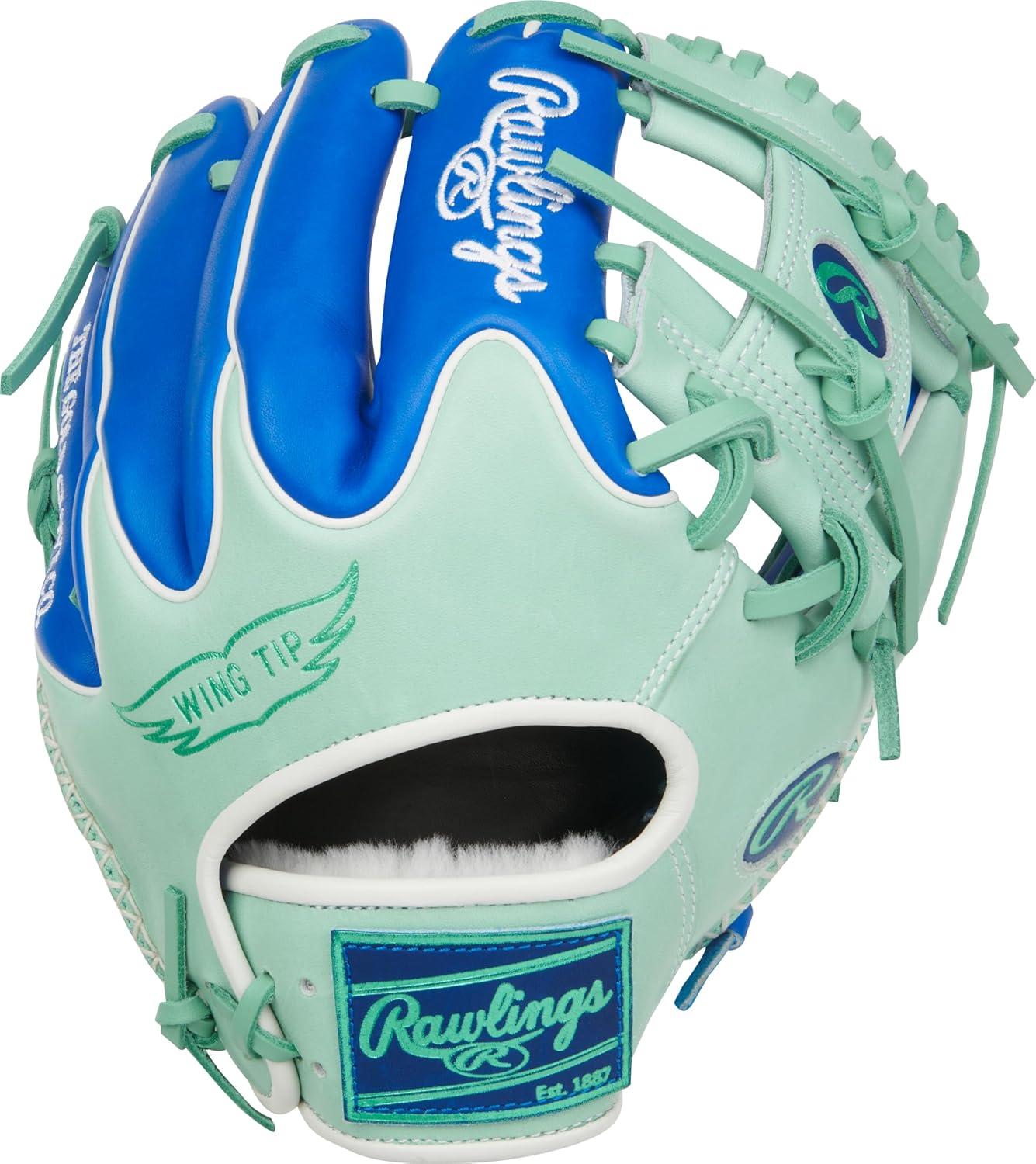 image:imageRawlings PRO Preferred Baseball Glove Sizes 115 1275 Multiple StylesRoyal Mint Pro I Web