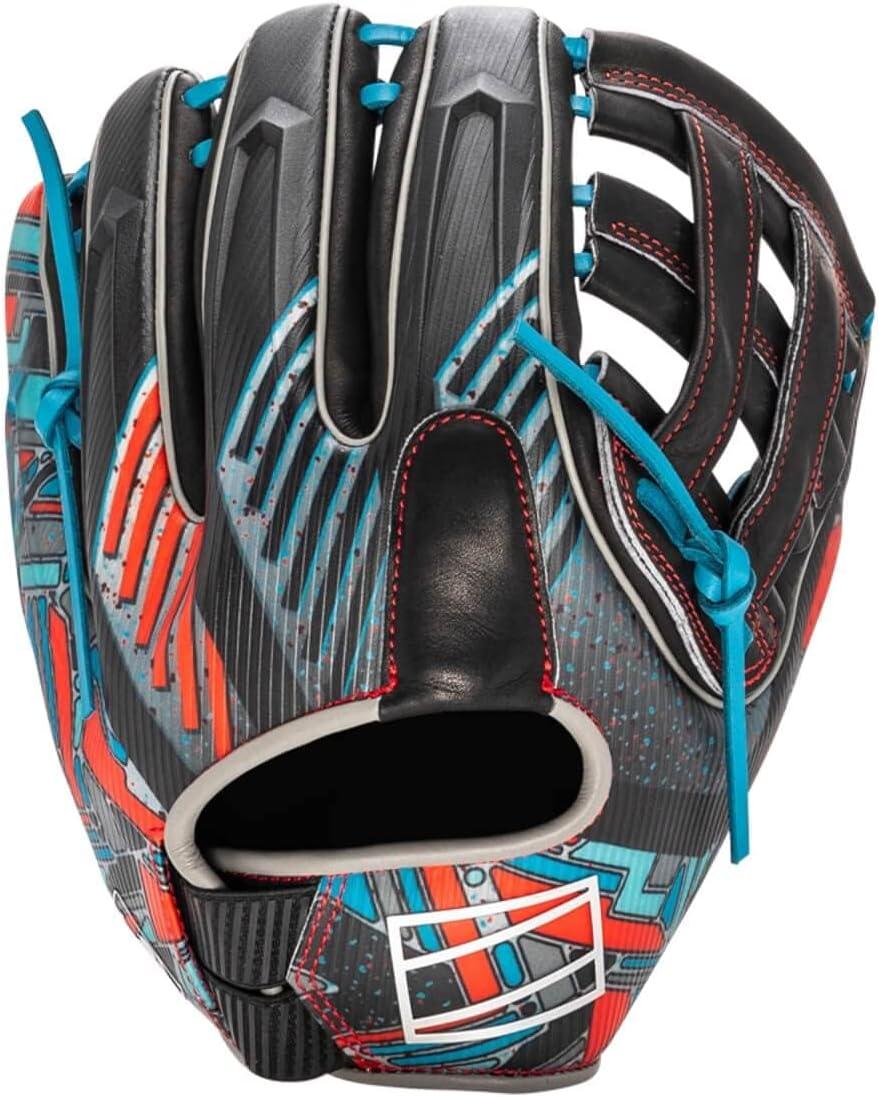 image:imageRawlings REV1X Baseball Glove Sizes 115 1275 Multiple StylesBlack Carolina Blue Red Pro H Web