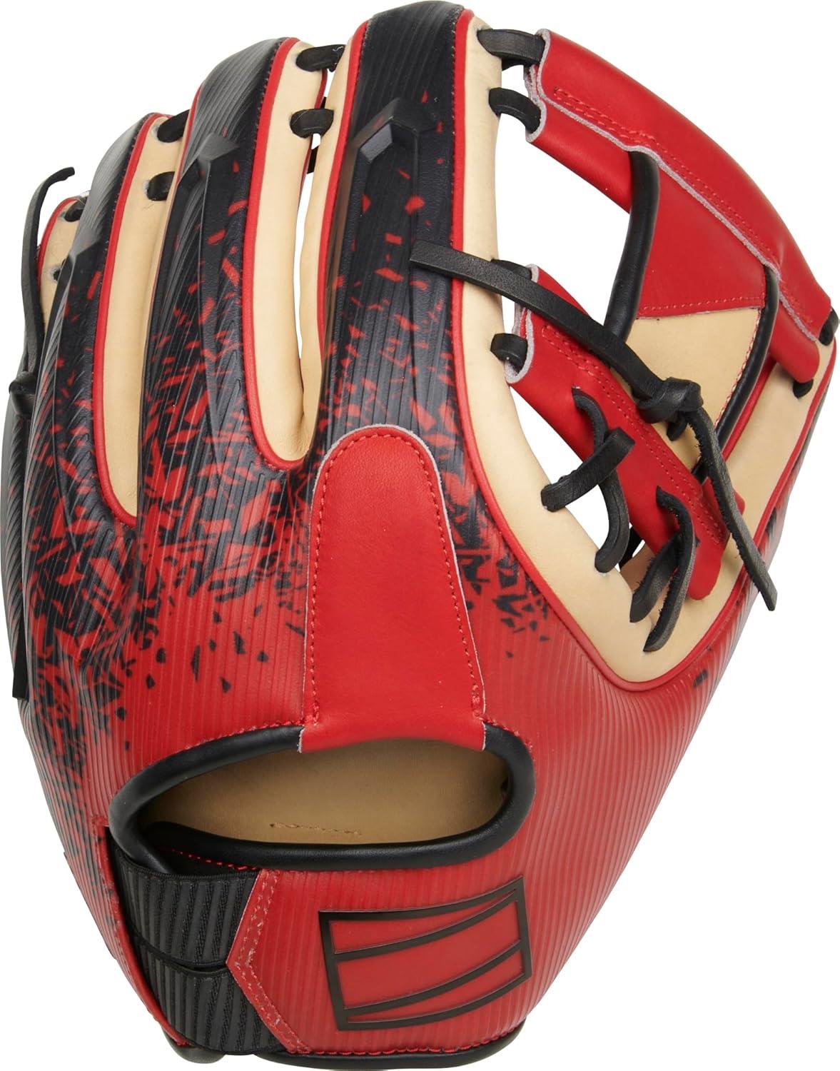image:imageRawlings REV1X Baseball Glove Sizes 115 1275 Multiple StylesCamel Scarlet Pro I Web