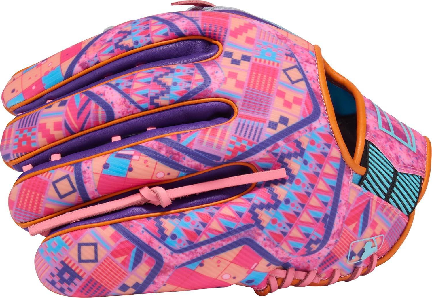 image:imageRawlings REV1X Baseball Glove Sizes 115 1275 Multiple StylesColumbia Blue Purple Pro H Web