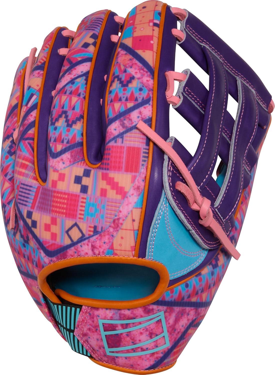 image:imageRawlings REV1X Baseball Glove Sizes 115 1275 Multiple StylesColumbia Blue Purple Pro H Web