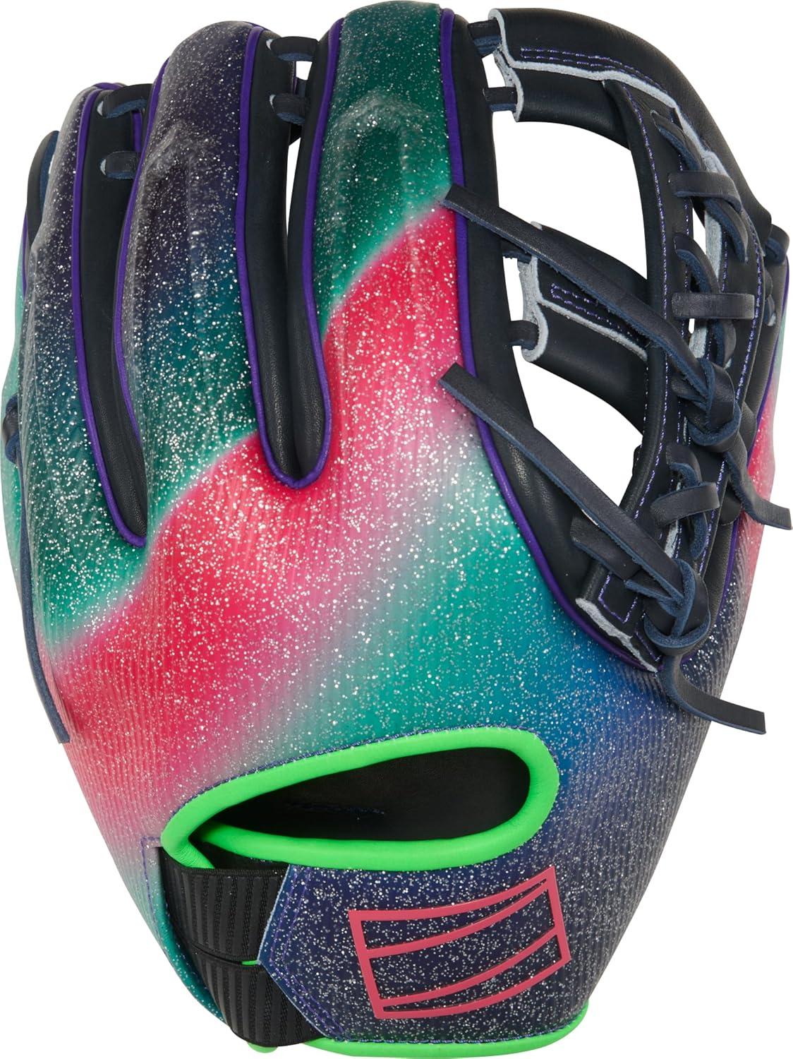 image:imageRawlings REV1X Baseball Glove Sizes 115 1275 Multiple StylesNavy Purple Optic Split Single Post Web