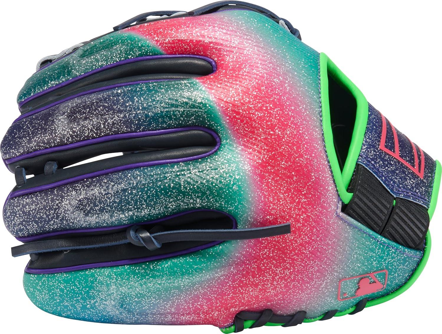 image:imageRawlings REV1X Baseball Glove Sizes 115 1275 Multiple StylesNavy Purple Optic Split Single Post Web