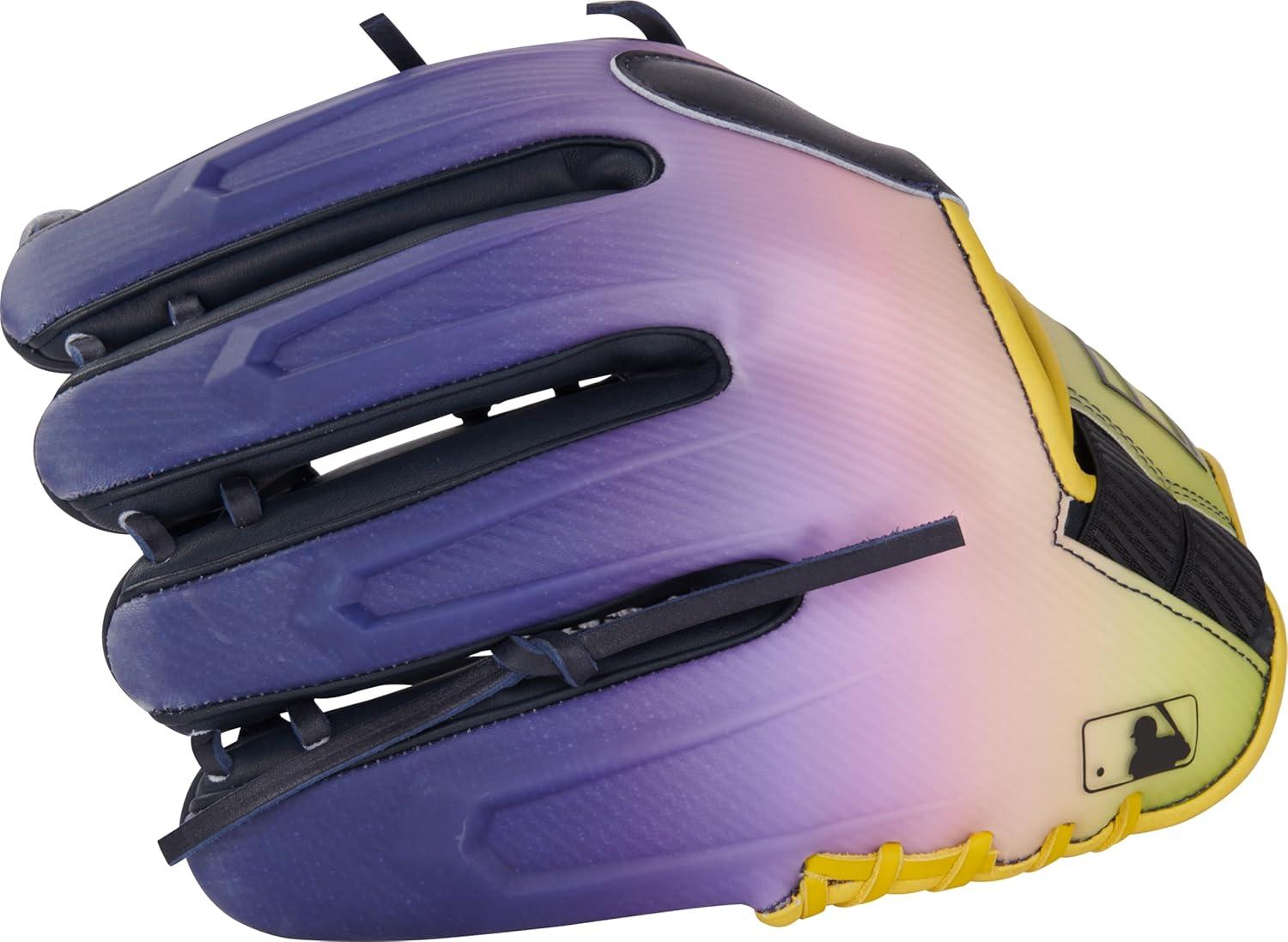 image:imageRawlings REV1X Baseball Glove Sizes 115 1275 Multiple StylesNavy Purple Pink Yellow Split Single Post Web