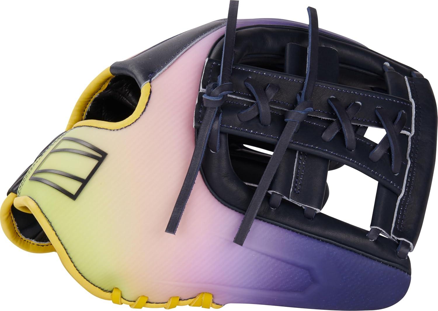 image:imageRawlings REV1X Baseball Glove Sizes 115 1275 Multiple StylesNavy Purple Pink Yellow Split Single Post Web