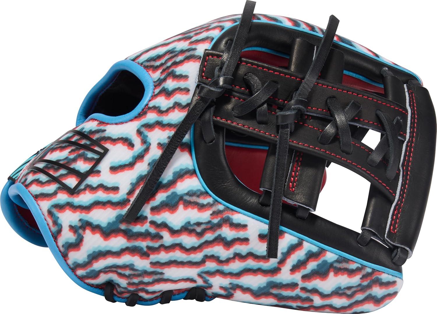 image:imageRawlings REV1X Baseball Glove Sizes 115 1275 Multiple StylesScarlet Black Split Single Post Web