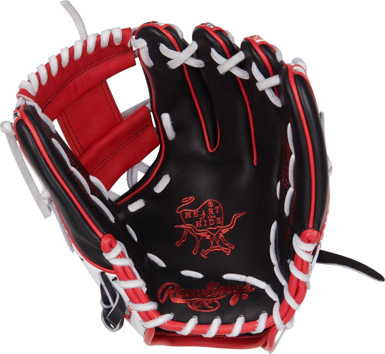 image:imageRawlings Rawlings Heart of The Hide Baseball Glove Limited Edition ColorSync Series 2025 Multiple StylesBlackScarletChips Pro IWeb
