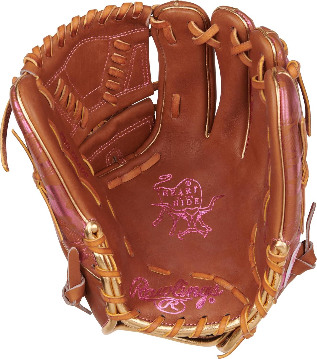 image:imageRawlings Rawlings Heart of The Hide Baseball Glove Limited Edition ColorSync Series 2025 Multiple StylesGolden BrownGoldPink