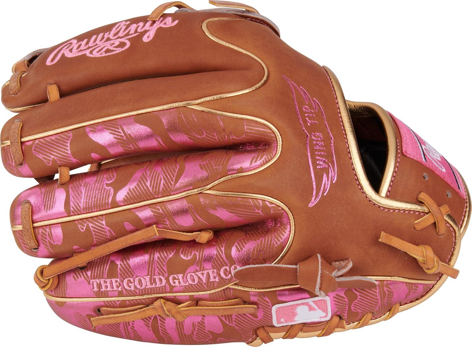 image:imageRawlings Rawlings Heart of The Hide Baseball Glove Limited Edition ColorSync Series 2025 Multiple StylesGolden BrownGoldPink