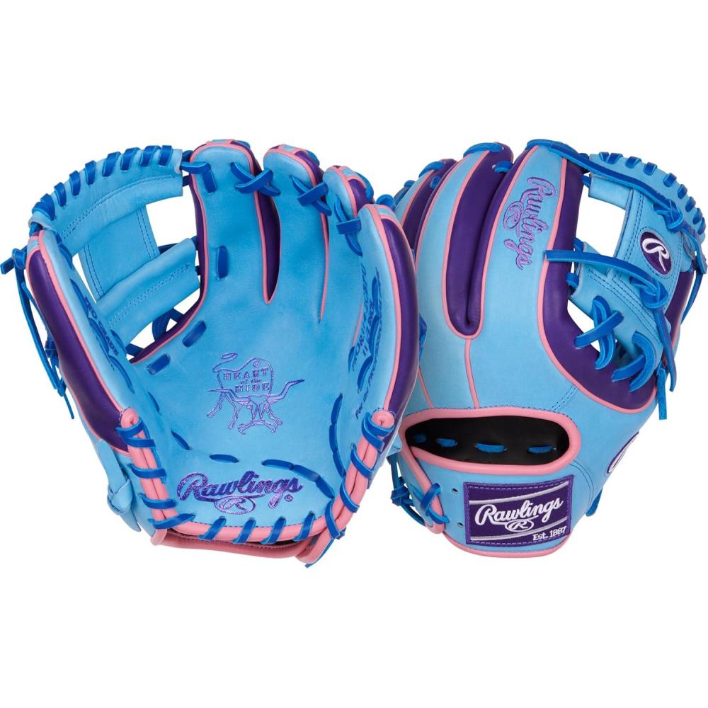 image:imageRawlings Rawlings Heart of The Hide Baseball Glove Limited Edition ColorSync Series 2025 Multiple StylesColumbiaPurplePink