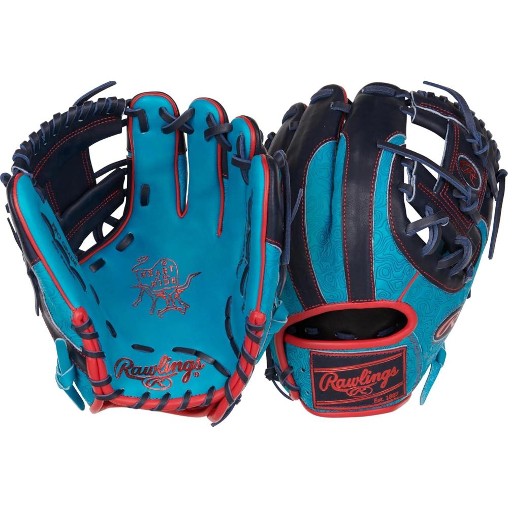 image:imageRawlings Rawlings Heart of The Hide Baseball Glove Limited Edition ColorSync Series 2025 Multiple StylesTealNavyRed Pro IWeb