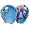 Columbia Blue / Purple / Yellow | Split Single Post Web