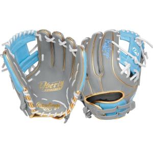 Rawlings | Liberty Advanced Color Series Fastpitch Softball Glove | Sizes 11.75″ – 13″ | Multiple Styles(Grey / Columbia Blue / Gold | Pro I Web)