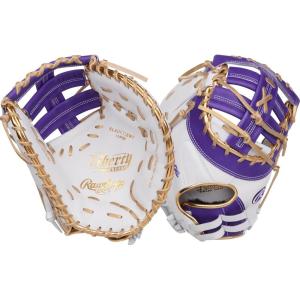 Rawlings | Liberty Advanced Color Series Fastpitch Softball Glove | Sizes 11.75″ – 13″ | Multiple Styles(White / Purple / Gold | Single Post  Double-Bar Web)