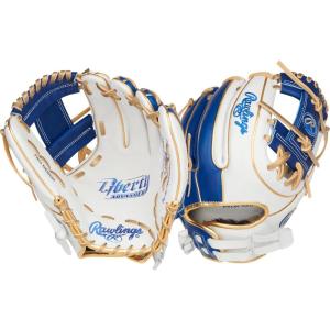 Rawlings | Liberty Advanced Color Series Fastpitch Softball Glove | Sizes 11.75″ – 13″ | Multiple Styles(White / Royal / Gold | Pro I Web)