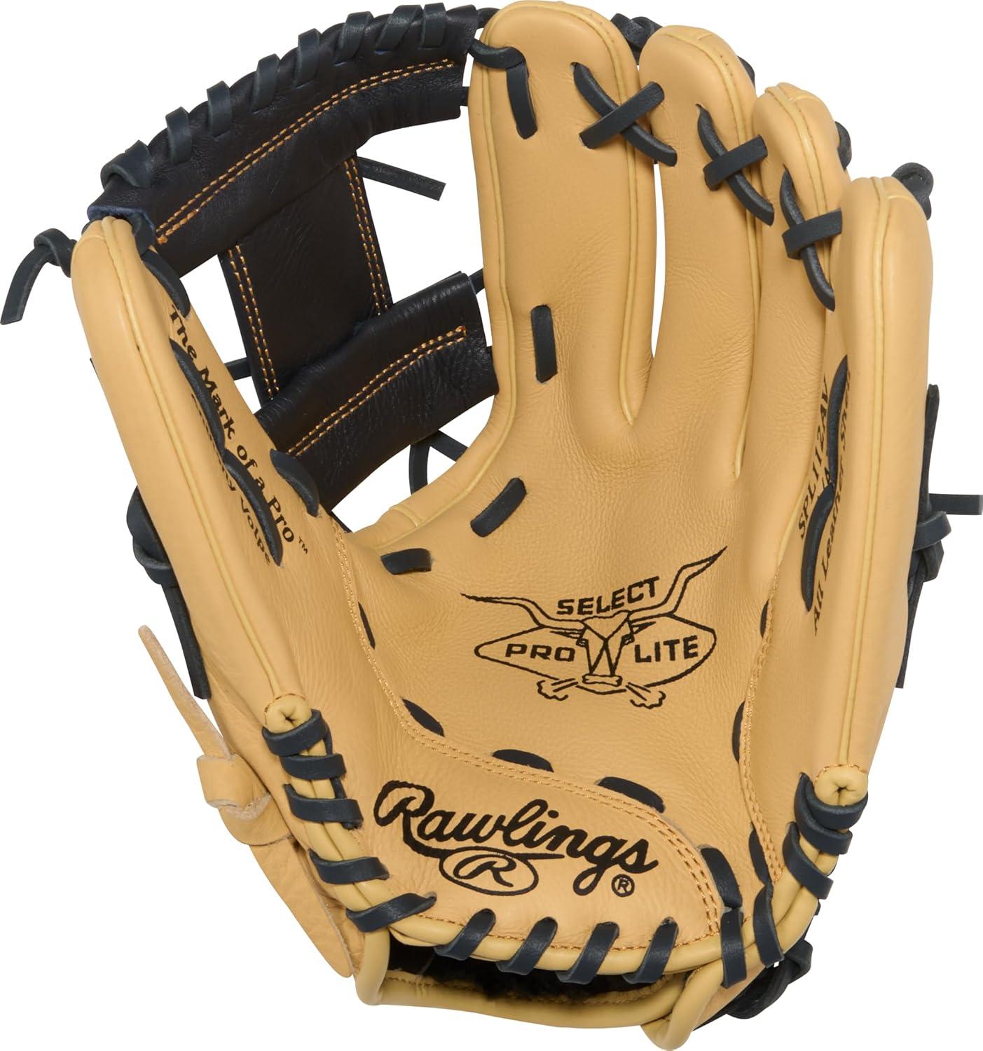 image:imageRawlings Select PRO LITE Youth Baseball Glove Pro Player Models Sizes 105 1225 Multiple StylesAnthony Volpe Pro I Web Camel Navy
