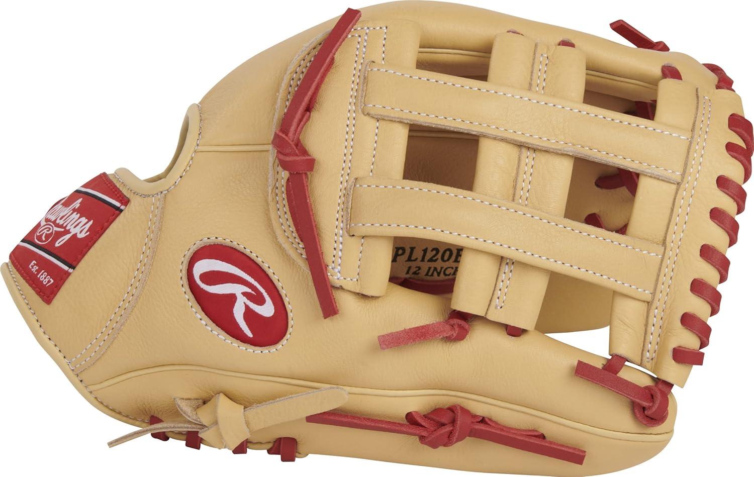 image:imageRawlings Select PRO LITE Youth Baseball Glove Pro Player Models Sizes 105 1225 Multiple StylesBryce Harper Camel Scarlet