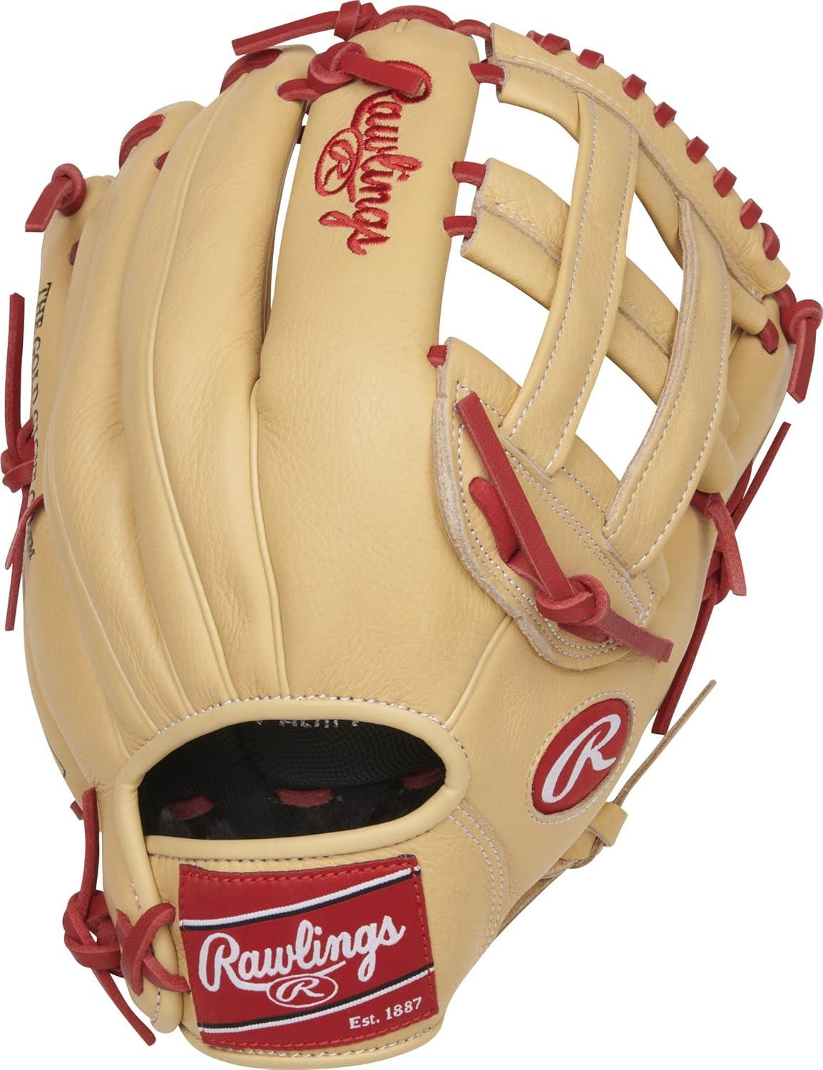 image:imageRawlings Select PRO LITE Youth Baseball Glove Pro Player Models Sizes 105 1225 Multiple StylesBryce Harper Camel Scarlet