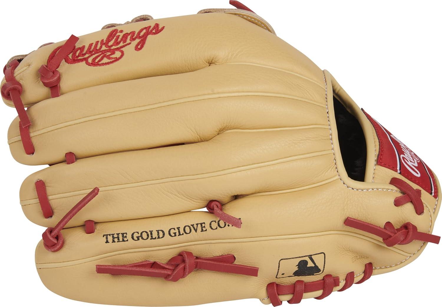 image:imageRawlings Select PRO LITE Youth Baseball Glove Pro Player Models Sizes 105 1225 Multiple StylesBryce Harper Camel Scarlet
