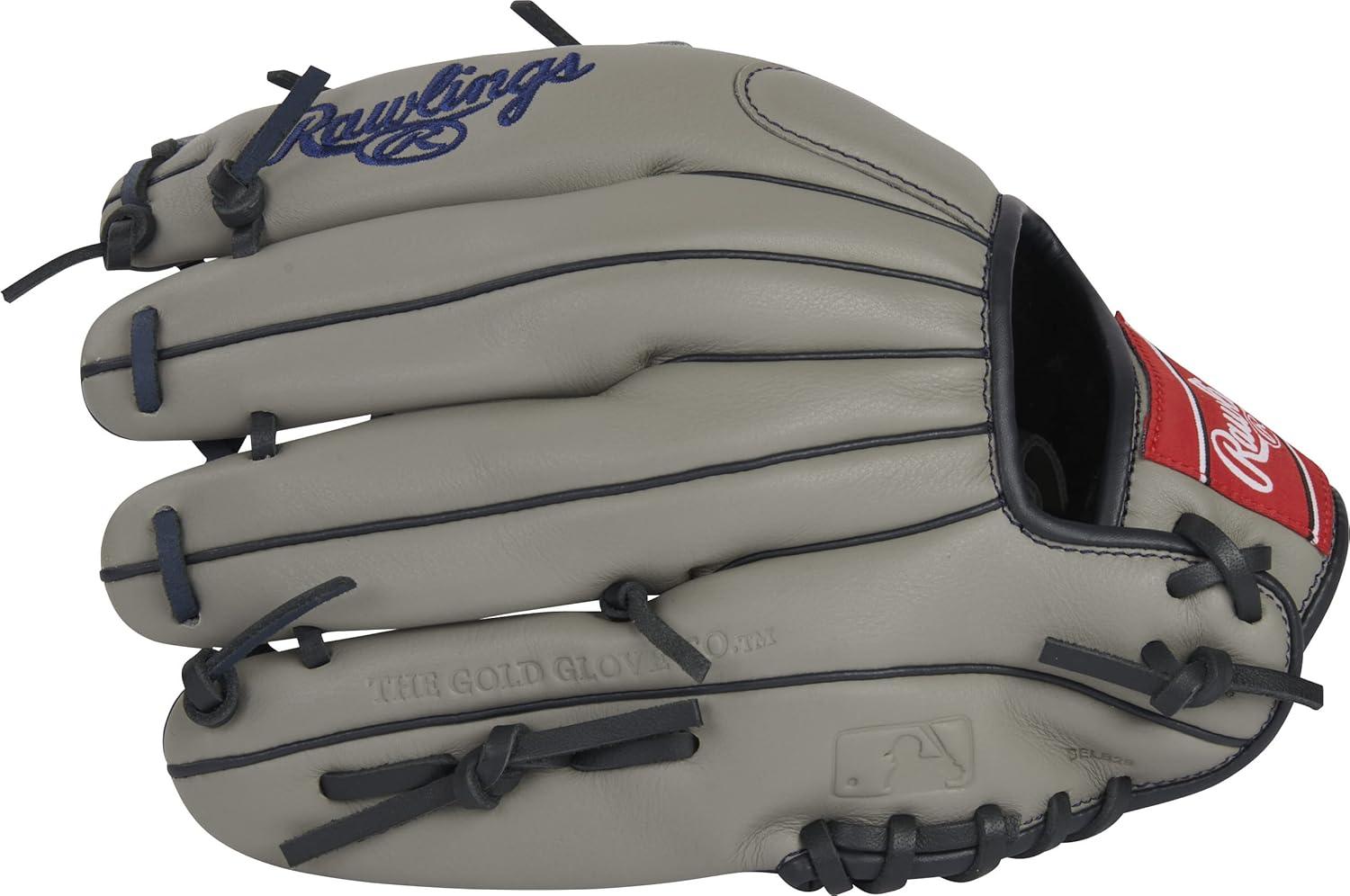 image:imageRawlings Select PRO LITE Youth Baseball Glove Pro Player Models Sizes 105 1225 Multiple StylesFrancisco Lindor Grey