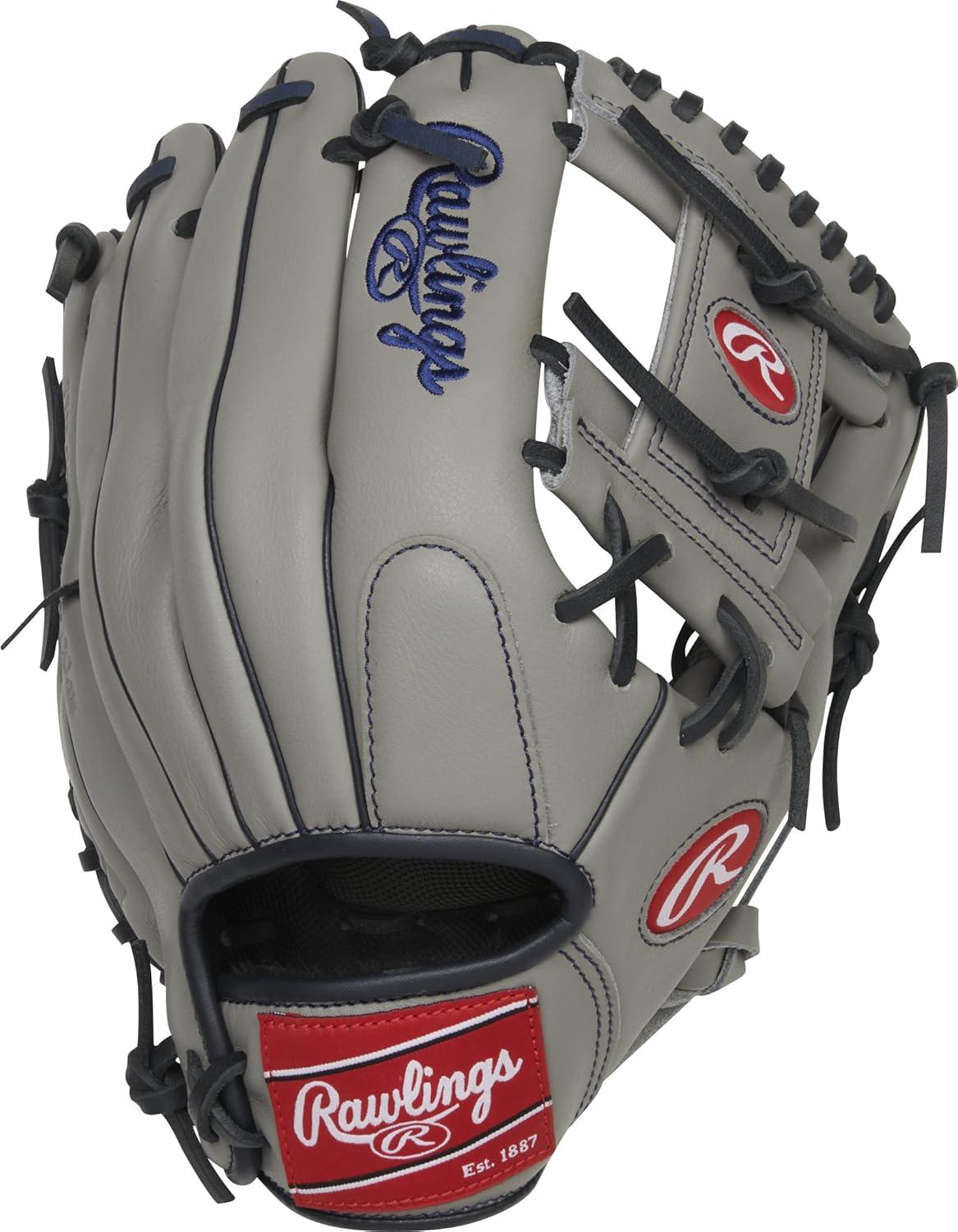 image:imageRawlings Select PRO LITE Youth Baseball Glove Pro Player Models Sizes 105 1225 Multiple StylesFrancisco Lindor Grey
