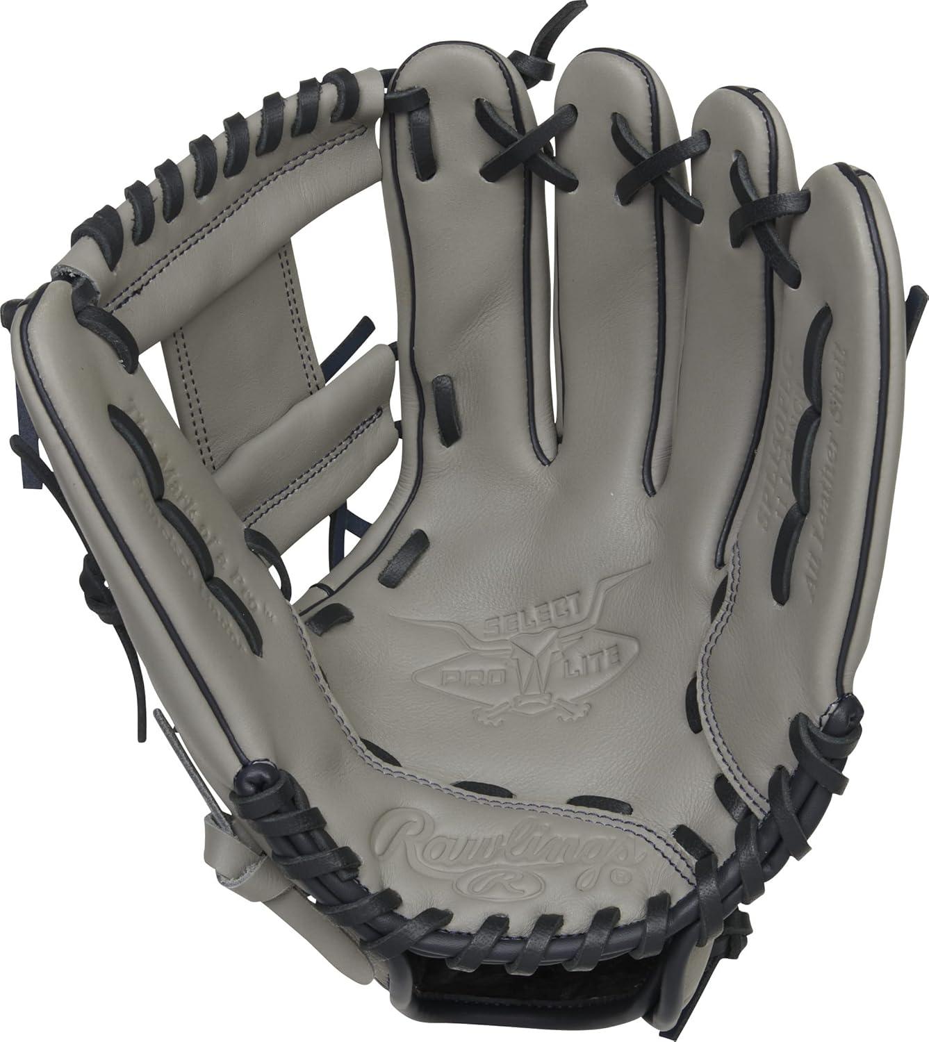 image:imageRawlings Select PRO LITE Youth Baseball Glove Pro Player Models Sizes 105 1225 Multiple StylesFrancisco Lindor Grey