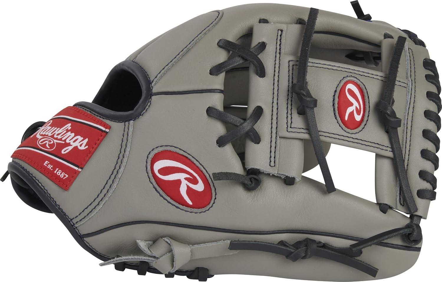 image:imageRawlings Select PRO LITE Youth Baseball Glove Pro Player Models Sizes 105 1225 Multiple StylesFrancisco Lindor Grey