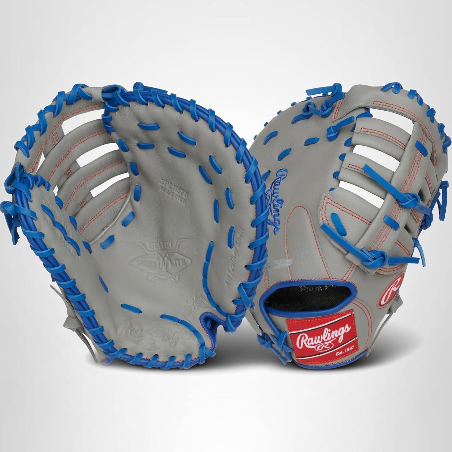image:imageRawlings Select PRO LITE Youth Baseball Glove Pro Player Models Sizes 105 1225 Multiple StylesFreddie Freeman Single Post Web Grey