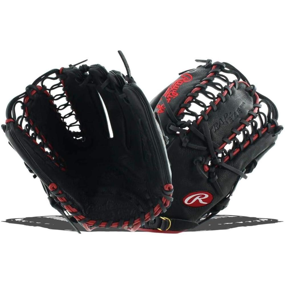 image:imageRawlings  Select PRO LITE Youth Baseball Glove  Pro Player Models  Sizes 105  1225  Multiple StylesMike Trout  Black  Red