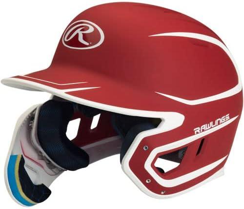 image:imageRawlings MACH Adjust Baseball Batting Helmet Adjustable Face Guard Matte Two Tone JR amp SR Sizes Multiple Colors