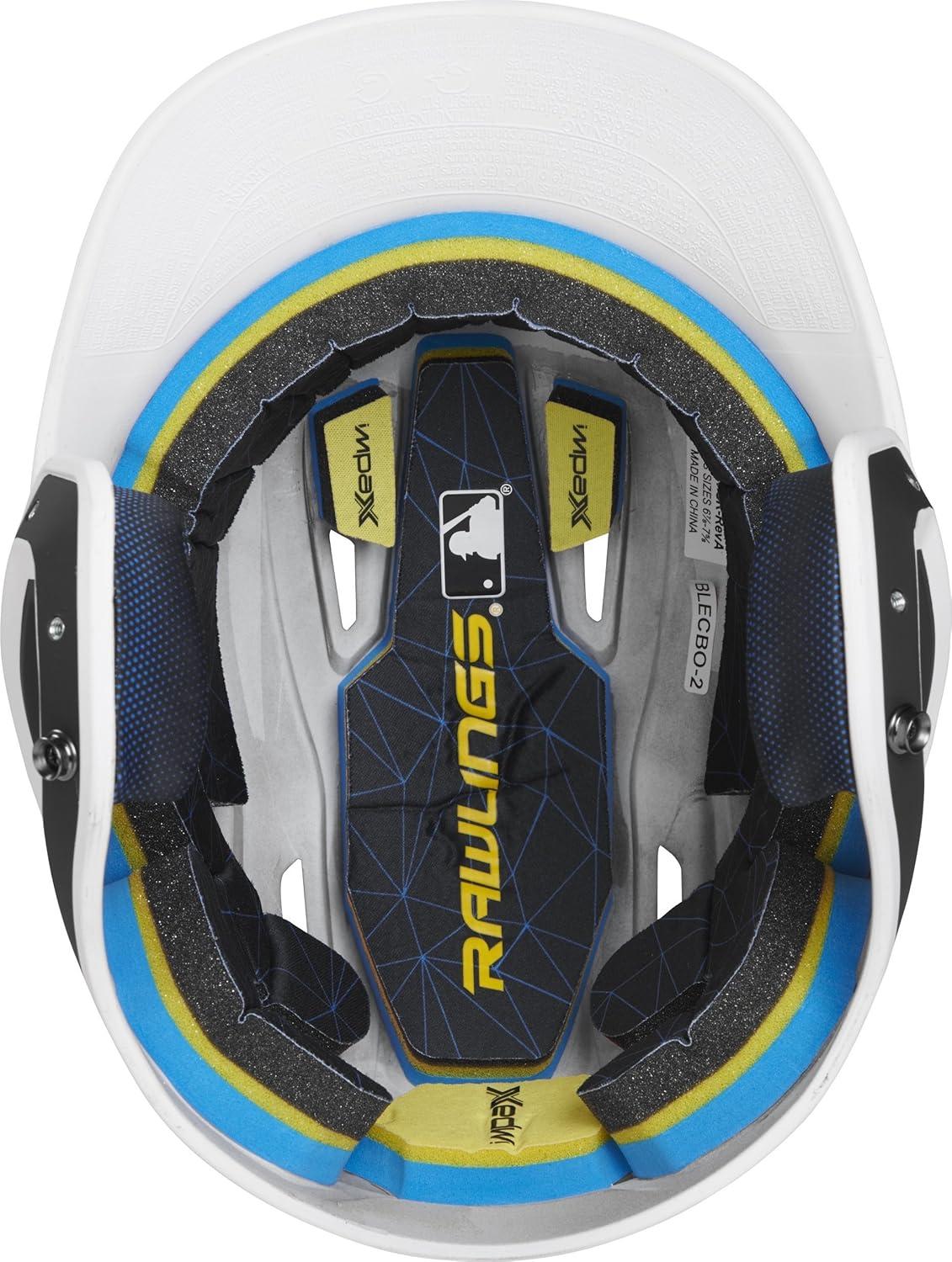 image:imageRawlings MACH Baseball Batting Helmet Matte Two Tone JR amp SR Sizes Multiple ColorsMatte BlackWhite