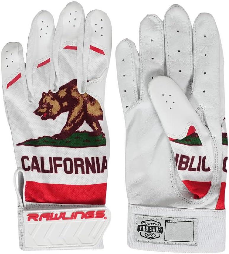 image:imageRawlings 5150 Flag Country Batting Gloves Limited Edition California Youth Small